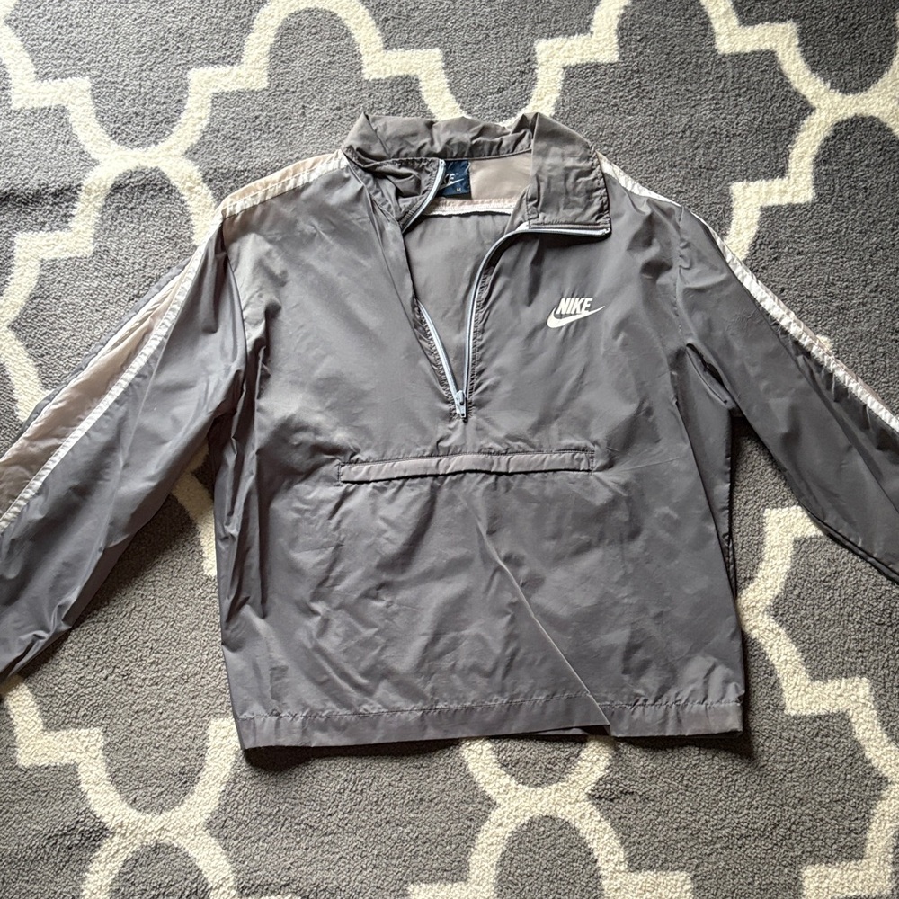Vintage Nike Charcoal Half-Zip Jacket